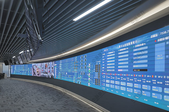智慧礦山管理系統(tǒng)大屏展示
