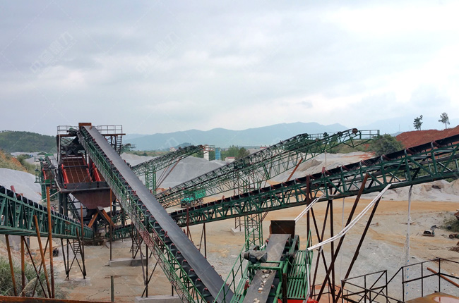 江西萍鄉(xiāng)日產8000噸石料生產線