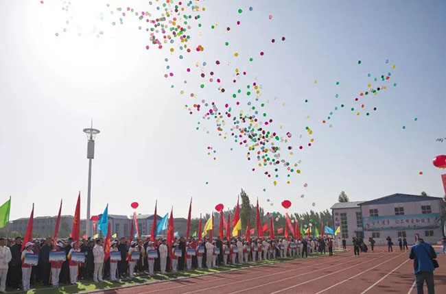 衛(wèi)輝市民運(yùn)動會開幕儀式