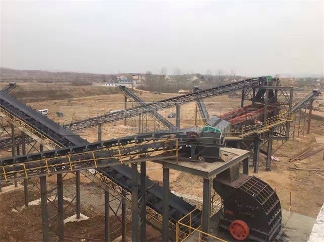 湖北石料廠石料生產(chǎn)線