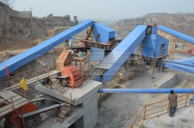 砸石機(jī)生產(chǎn)線