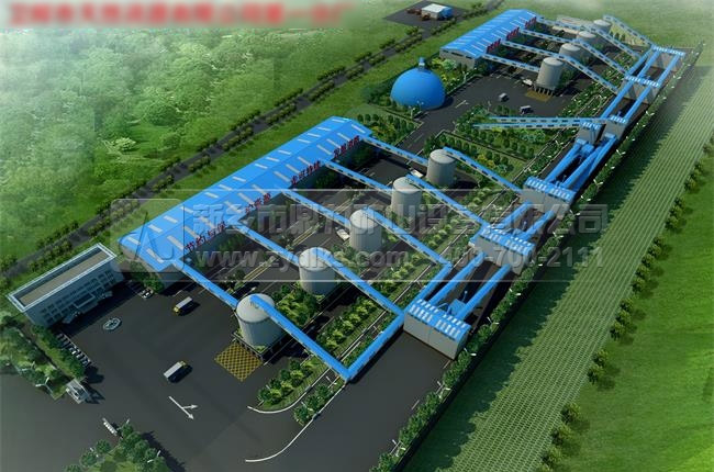 環(huán)保石料破碎生產(chǎn)線效果圖