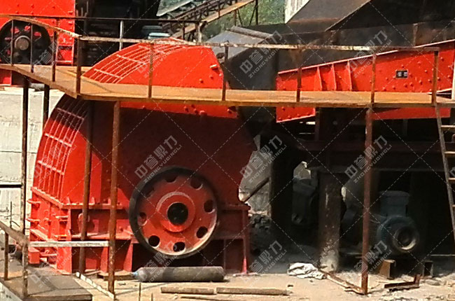 河南許昌禹州均昌建材時產(chǎn)600噸石料生產(chǎn)線主機破碎