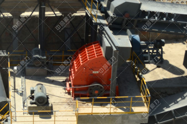 河北邢臺臨城中聯(lián)水泥石料生產(chǎn)線二級破碎