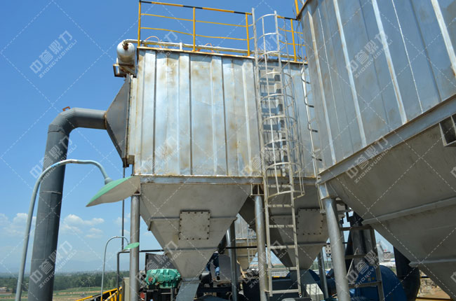 河北邢臺臨城中聯(lián)水泥石料生產(chǎn)線除塵