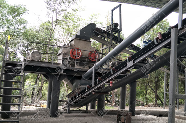 湖南常德日產(chǎn)一千噸機制砂生產(chǎn)線