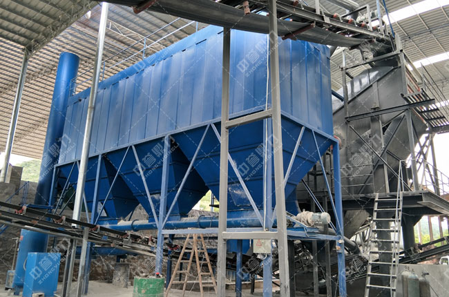 湖南常德日產(chǎn)一千噸機制砂生產(chǎn)線