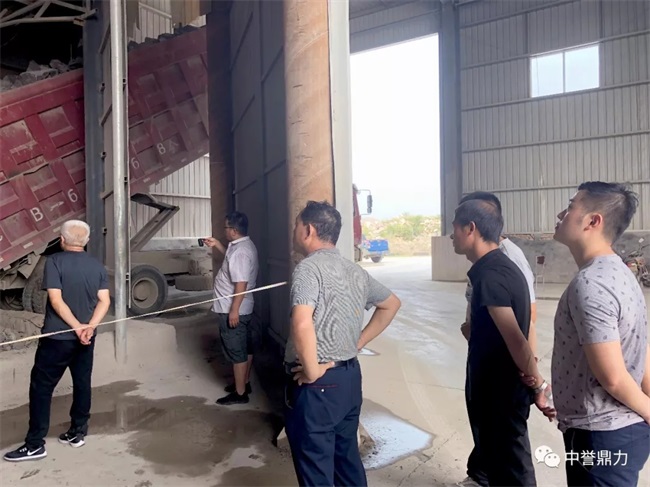 衛(wèi)輝資源生產線考察