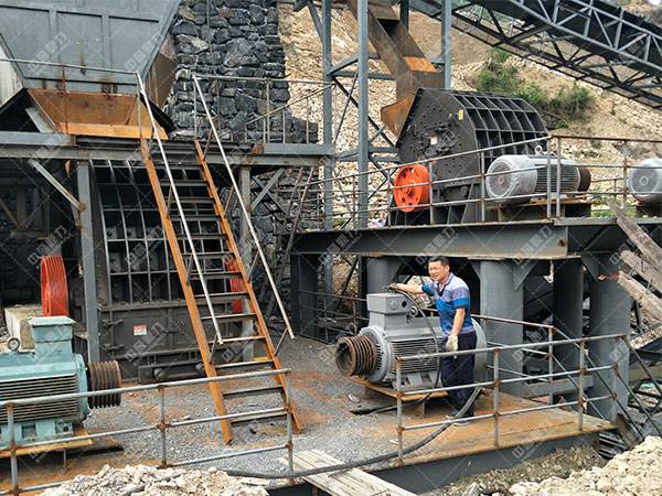 石子廠的破碎設(shè)備