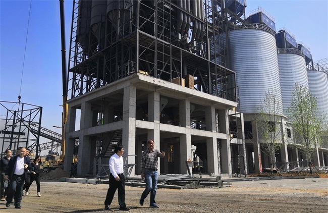 考察藍天環(huán)保項目